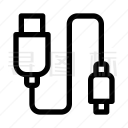USB连接器图标