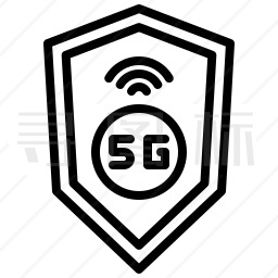 5G网络安全图标