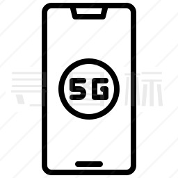 5G手机图标