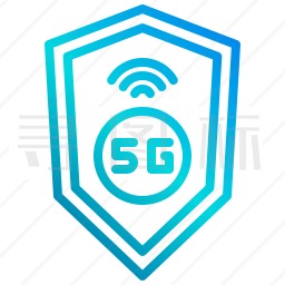 5G网络安全图标