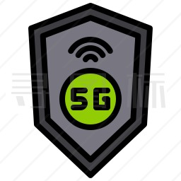 5G网络安全图标