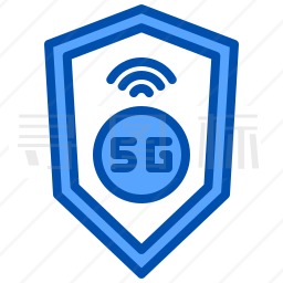 5G网络安全图标