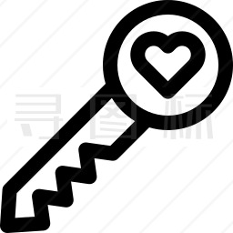 爱情钥匙图标