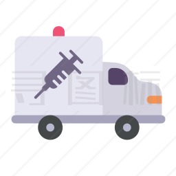 医疗运输卡车图标