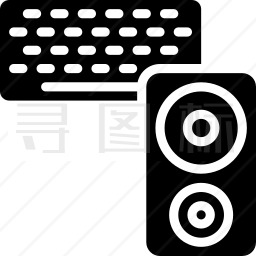 键盘音箱图标