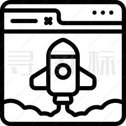 网页火箭图标