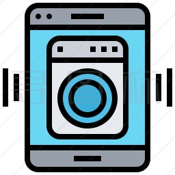 手机洗衣机图标
