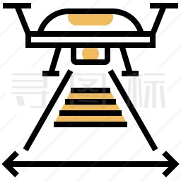 无人机侦查图标