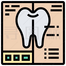 牙齿报告图标