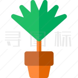 盆栽植物图标