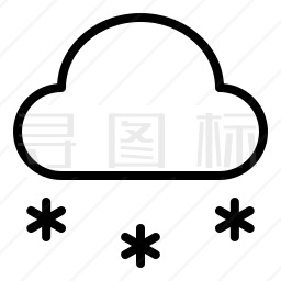 下雪图标