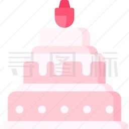 婚礼蛋糕图标