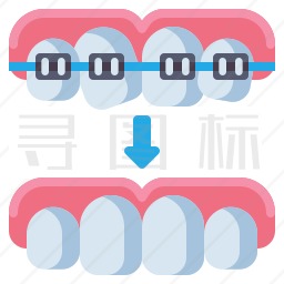 牙齿矫正图标