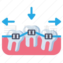 牙齿矫正图标