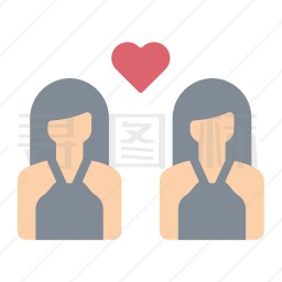 女同性恋图标