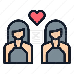 女同性恋图标