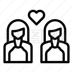 女同性恋图标