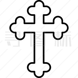 黑白十字架头像图片