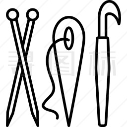 针织工具图标
