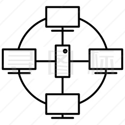 数据传输图标