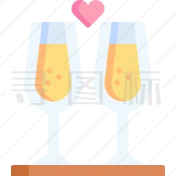 香槟酒杯图标