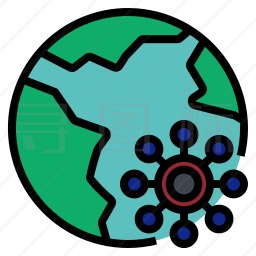 国际病毒图标
