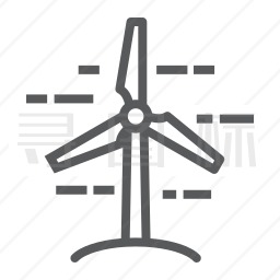 风车发电机图标