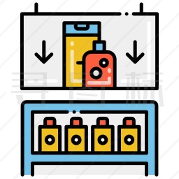 饮料货架图标