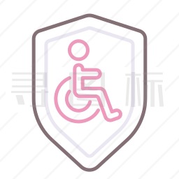 残疾保险图标