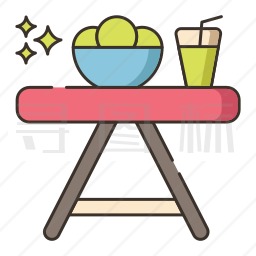 野餐桌图标
