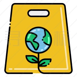 环保袋图标