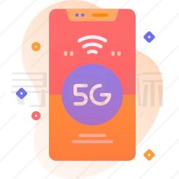 5G手机图标