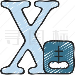 字母X图标