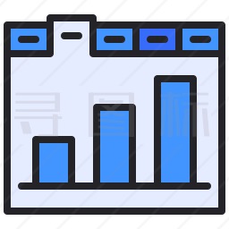 网页图表图标