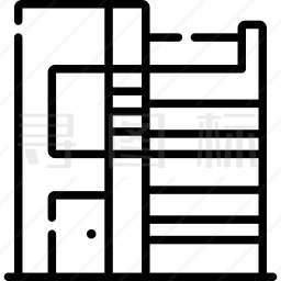 现代的房子图标