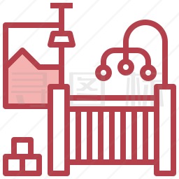 婴儿室图标
