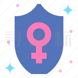 女性安全图标