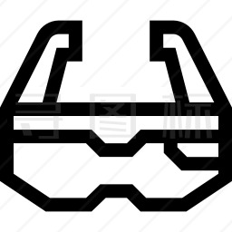 虚拟眼镜图标