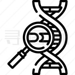 DNA分析图标