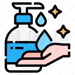 洗手液标识图标图片