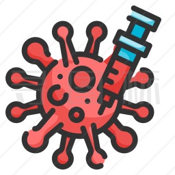病毒疫苗图标