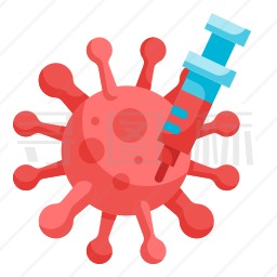 病毒疫苗图标