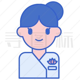 女按摩师图标