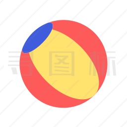 沙滩球图标