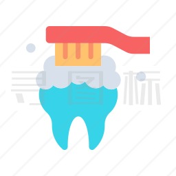 牙齿清洁图标