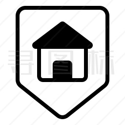 房子安全图标