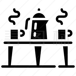 咖啡桌图标