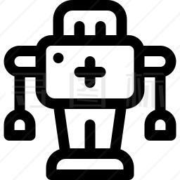 护士机器人图标