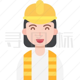 建筑工人图标