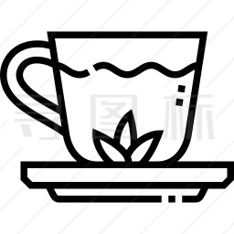 红茶叶简笔画图片